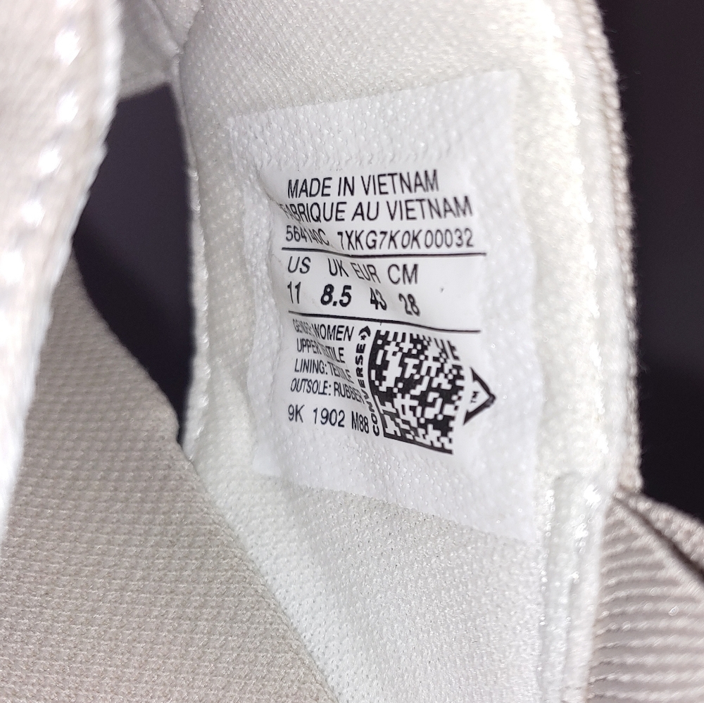 Beige platform heeled converse all stars - Picture 6 of 7